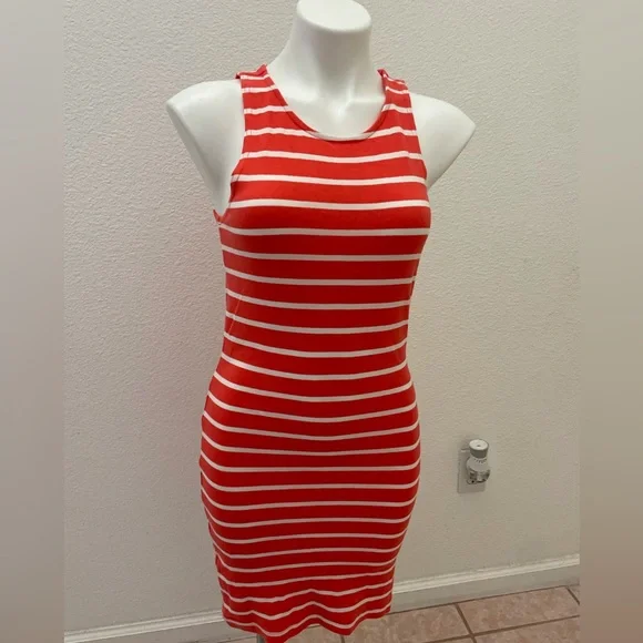 red and white striped bodycon dress Explore More Collection main image 0